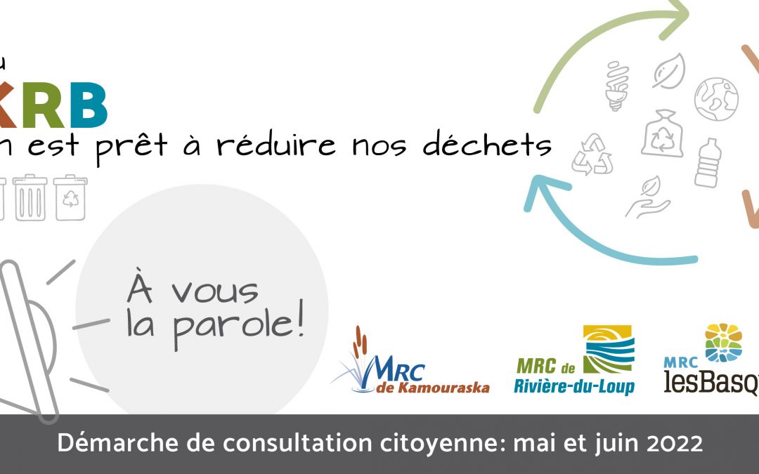 Au KRB, on est prêt à réduire nos déchets – phase 2 : Aux citoyens la parole !