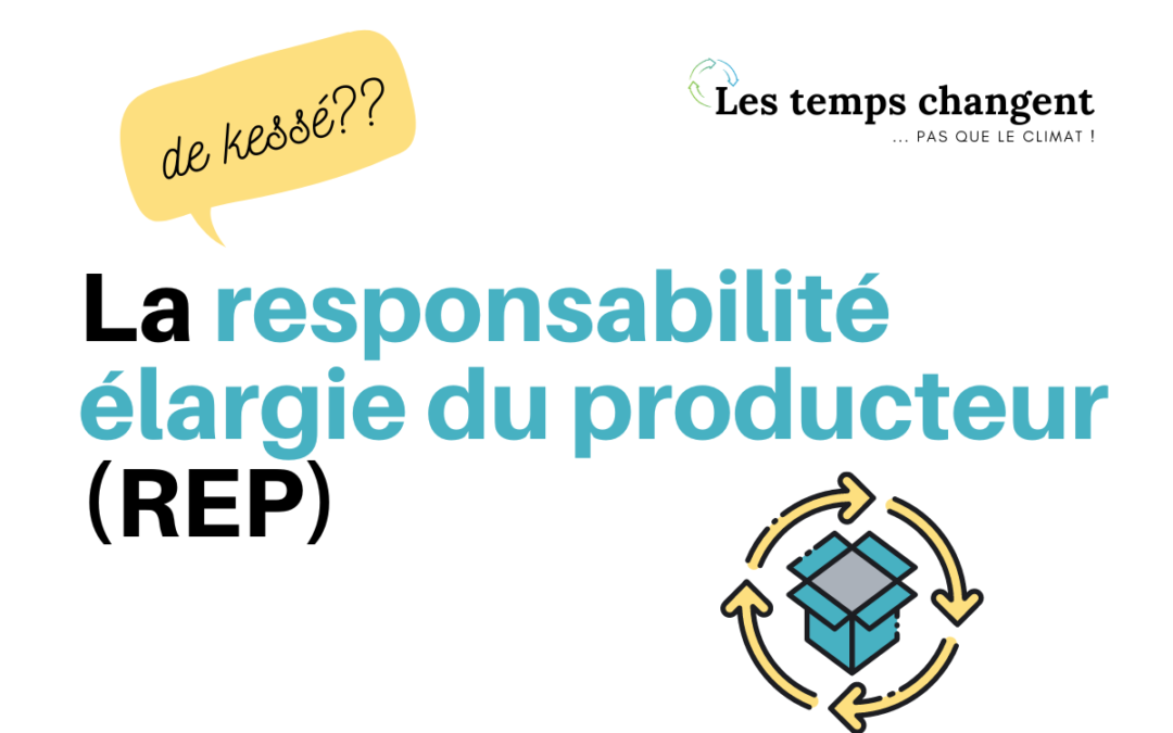 La responsabilité élargie du producteur (REP) au Québec: rendre le fabricant responsable